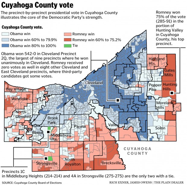 Romney Won Zero Votes In 9 Cleveland Precints, 59 Philadelphia Precincts